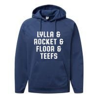 LYLLA & ROCKET & FLOOR & TEEFS Performance Fleece Hoodie