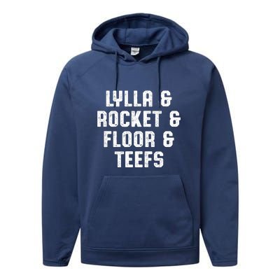 LYLLA & ROCKET & FLOOR & TEEFS Performance Fleece Hoodie