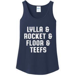 LYLLA & ROCKET & FLOOR & TEEFS Ladies Essential Tank