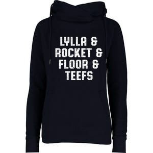 LYLLA & ROCKET & FLOOR & TEEFS Womens Funnel Neck Pullover Hood