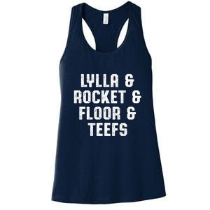 LYLLA & ROCKET & FLOOR & TEEFS Women's Racerback Tank