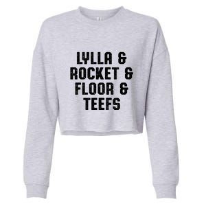 LYLLA & ROCKET & FLOOR & TEEFS Cropped Pullover Crew