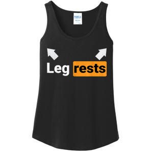 Leg Rests Funny Adult Humor Dad Joke Dirty Birthday Ladies Essential Tank