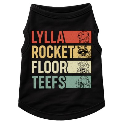 Lylla Rocket Floor Teefs Retro Vintage Doggie Tank