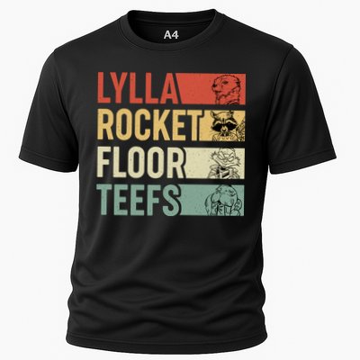 Lylla Rocket Floor Teefs Retro Vintage Performance Shirt