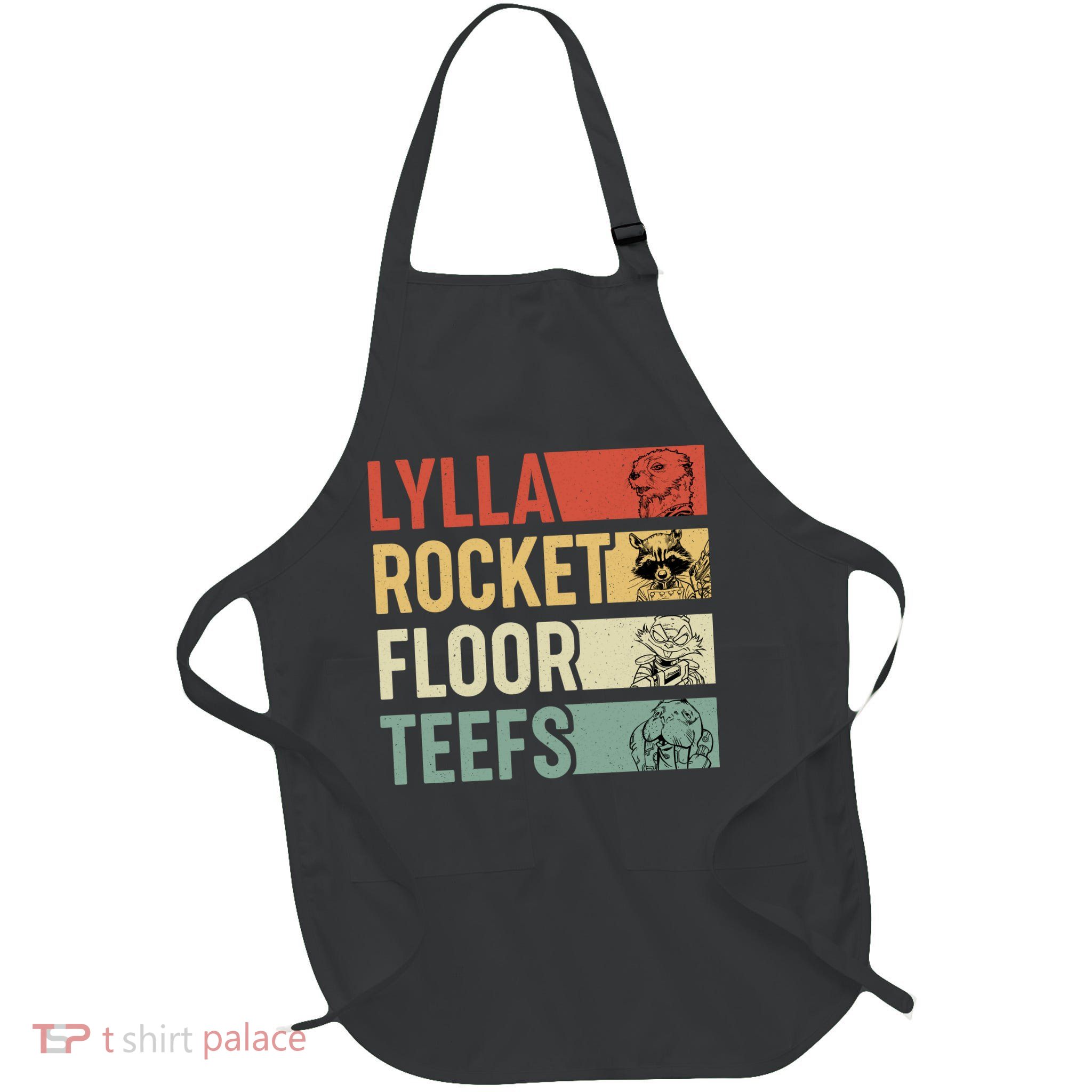 Lylla Rocket Floor Teefs Retro Vintage Apron