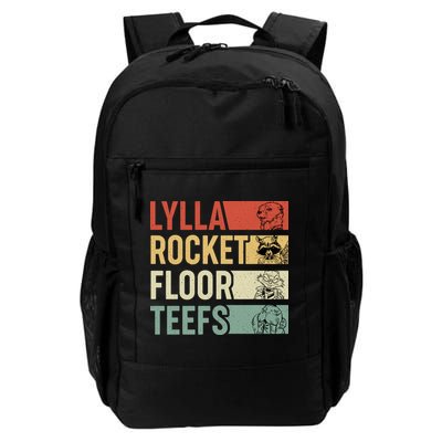 Lylla Rocket Floor Teefs Retro Vintage Backpack
