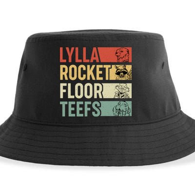 Lylla Rocket Floor Teefs Retro Vintage Sustainable Bucket Hat