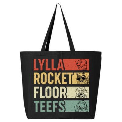 Lylla Rocket Floor Teefs Retro Vintage 25L Jumbo Tote