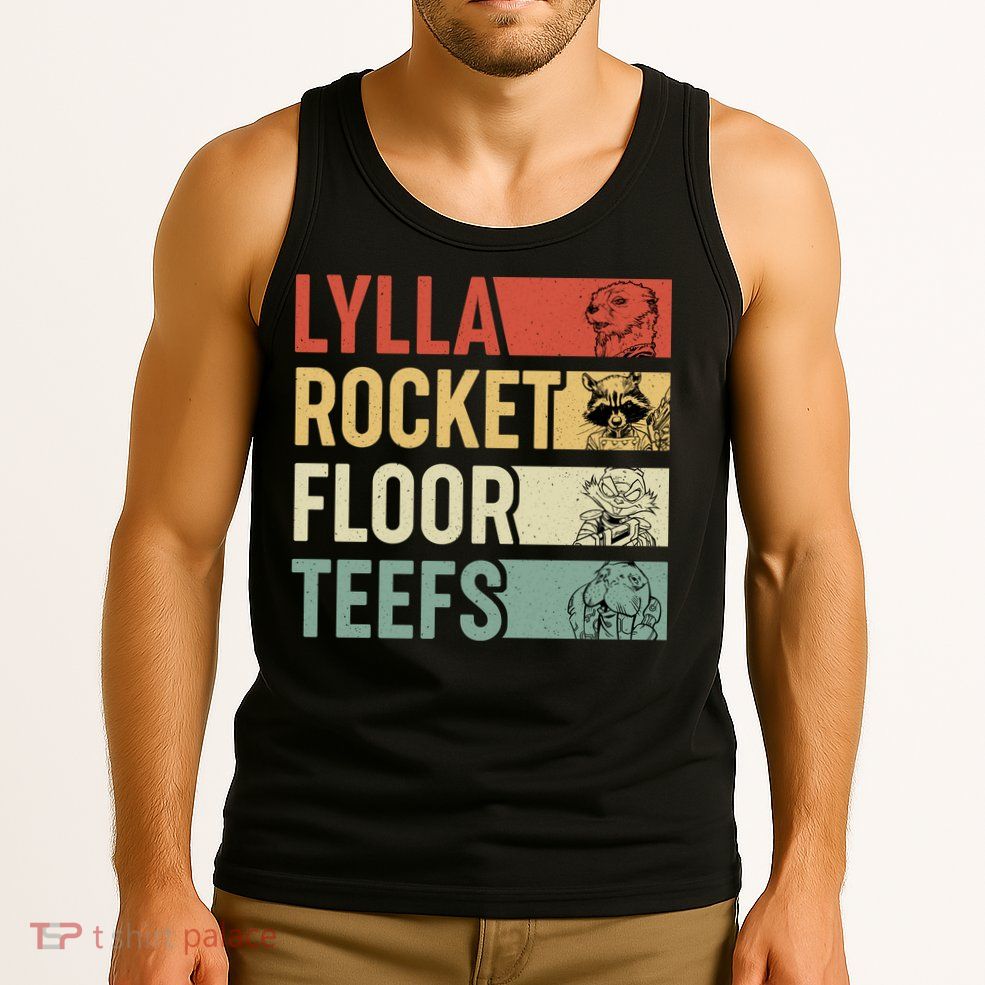 Lylla Rocket Floor Teefs Retro Vintage Tank Top