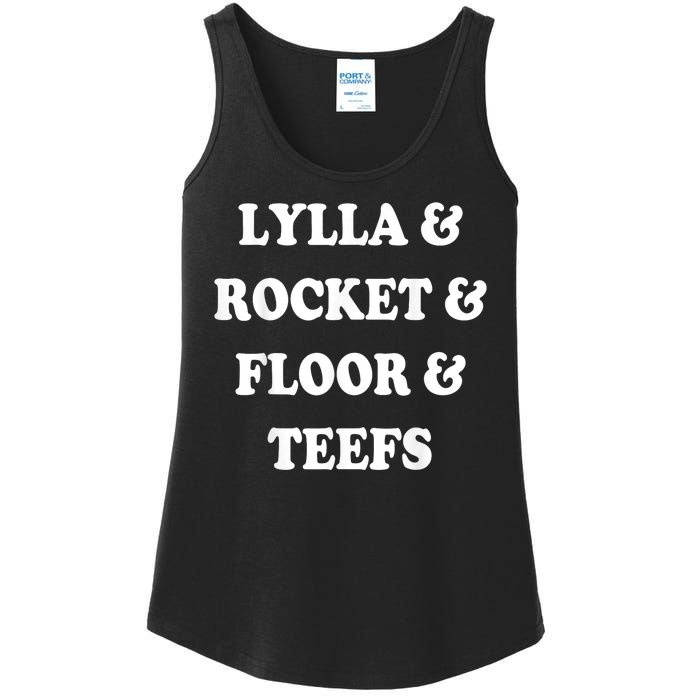 Lylla & Rocket & Floor & Teefs Ladies Essential Tank