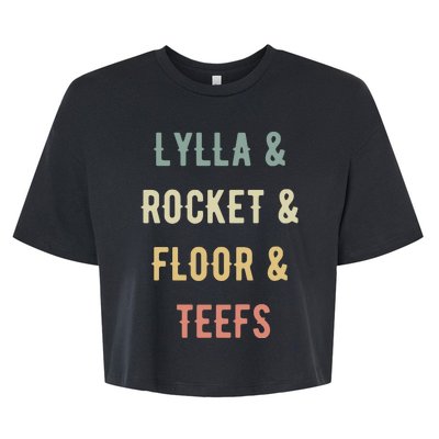 Lylla & Rocket & Floor & Teefs Bella+Canvas Jersey Crop Tee