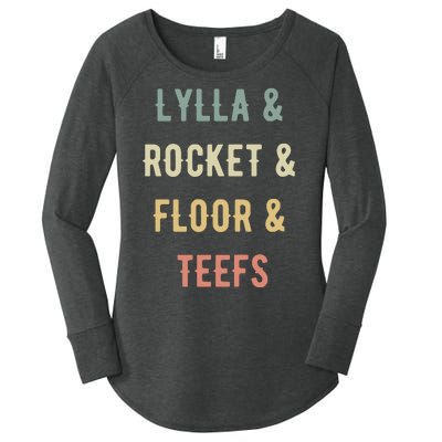 Lylla & Rocket & Floor & Teefs Women's Perfect Tri Tunic Long Sleeve Shirt