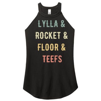 Lylla & Rocket & Floor & Teefs Women’s Perfect Tri Rocker Tank