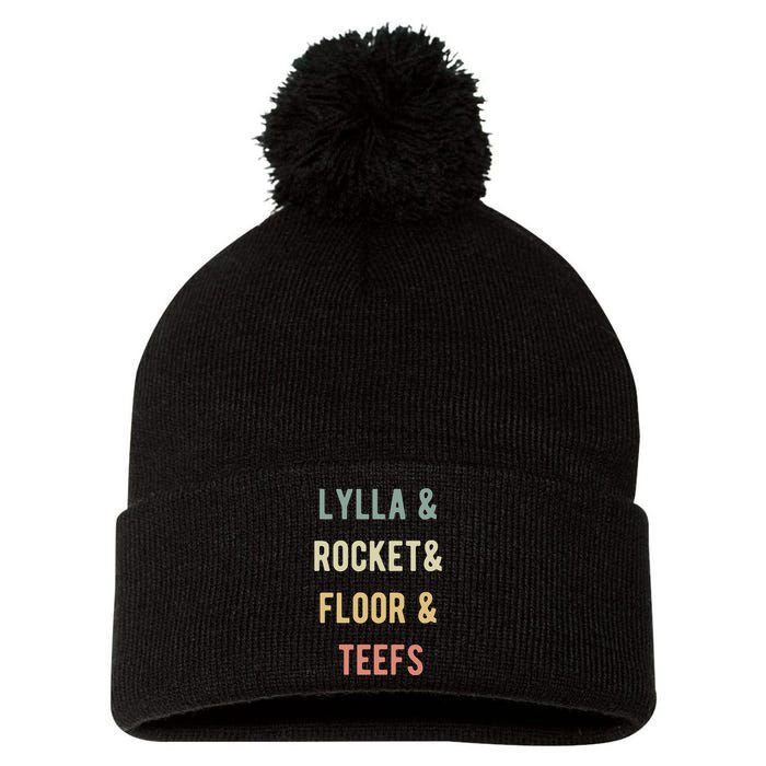 Lylla & Rocket & Floor & Teefs Pom Pom 12in Knit Beanie