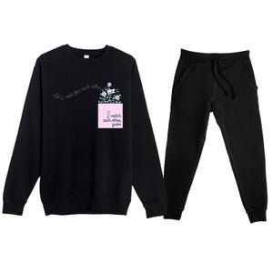 Let's Root For Each Other Cute Gift Premium Crewneck Sweatsuit Set