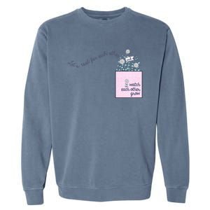 Let's Root For Each Other Cute Gift Garment-Dyed Sweatshirt