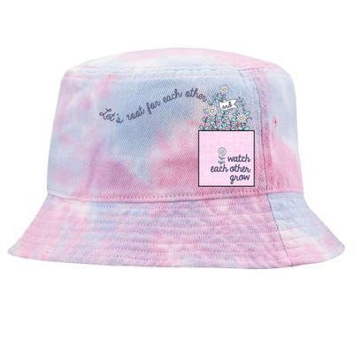 Let's Root For Each Other Cute Gift Tie-Dyed Bucket Hat