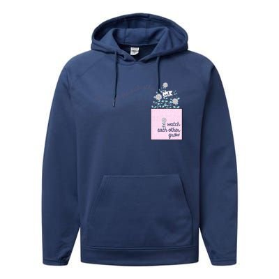 Let's Root For Each Other Cute Gift Performance Fleece Hoodie