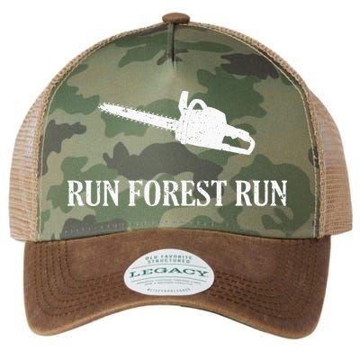 Lumberjack Run Forest Run Chainsaw Logger Arborist Legacy Tie Dye Trucker Hat