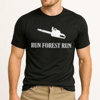 Lumberjack Run Forest Run Chainsaw Logger Arborist Performance Shirt