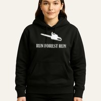 Lumberjack Run Forest Run Chainsaw Logger Arborist Hoodie