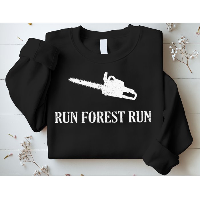 Lumberjack Run Forest Run Chainsaw Logger Arborist Sweatshirt