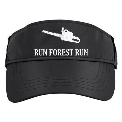Lumberjack Run Forest Run Chainsaw Logger Arborist Adult Drive Performance Visor