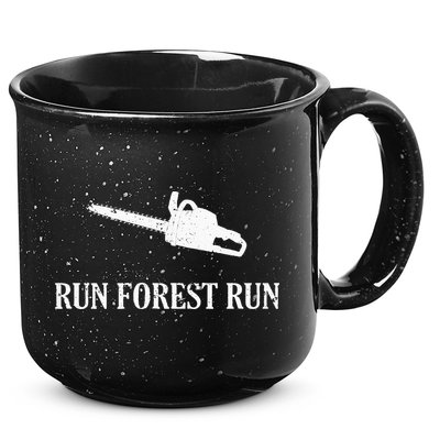 Lumberjack Run Forest Run Chainsaw Logger Arborist 15oz Campfire Ceramic Mug