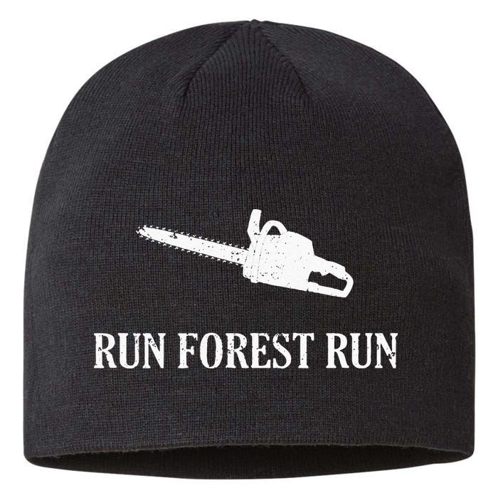 Lumberjack Run Forest Run Chainsaw Logger Arborist Sustainable Beanie