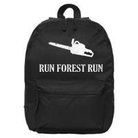 Lumberjack Run Forest Run Chainsaw Logger Arborist 16 in Basic Backpack