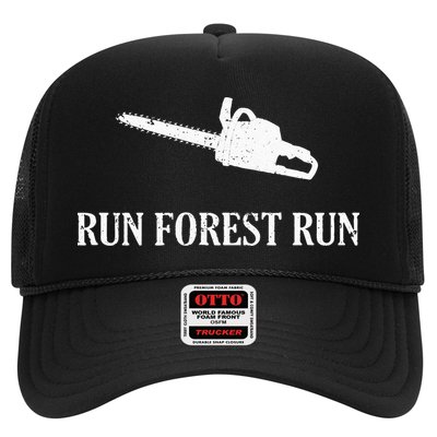 Lumberjack Run Forest Run Chainsaw Logger Arborist Trucker Hat