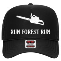 Lumberjack Run Forest Run Chainsaw Logger Arborist Trucker Hat