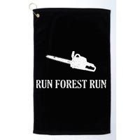 Lumberjack Run Forest Run Chainsaw Logger Arborist Golf Towel