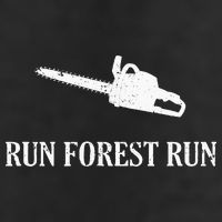 Lumberjack Run Forest Run Chainsaw Logger Arborist Golf Towel