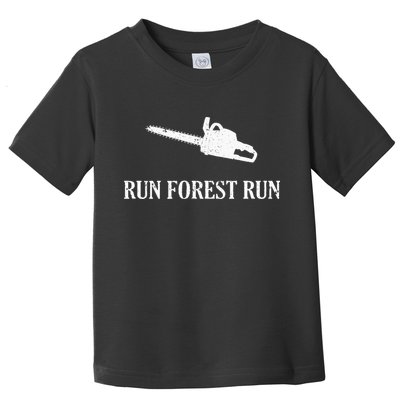 Lumberjack Run Forest Run Chainsaw Logger Arborist Toddler T-Shirt