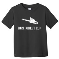 Lumberjack Run Forest Run Chainsaw Logger Arborist Toddler T-Shirt