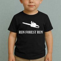 Lumberjack Run Forest Run Chainsaw Logger Arborist Toddler T-Shirt