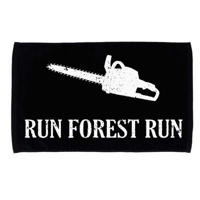 Lumberjack Run Forest Run Chainsaw Logger Arborist Microfiber Hand Towel