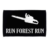 Lumberjack Run Forest Run Chainsaw Logger Arborist Microfiber Hand Towel