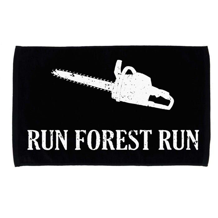 Lumberjack Run Forest Run Chainsaw Logger Arborist Microfiber Hand Towel