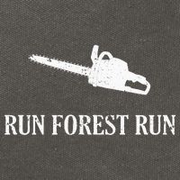Lumberjack Run Forest Run Chainsaw Logger Arborist Cotton Canvas Backpack