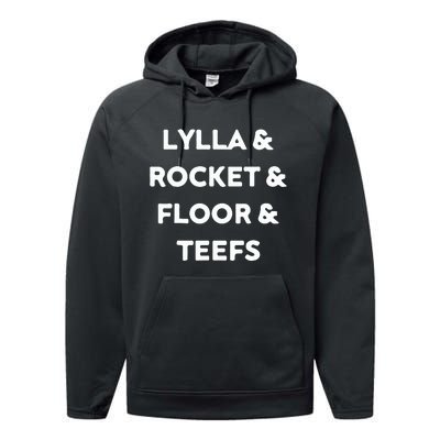 Lylla & Rocket & Floor & Teefs Performance Fleece Hoodie