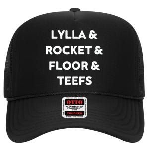 Lylla & Rocket & Floor & Teefs High Crown Mesh Back Trucker Hat