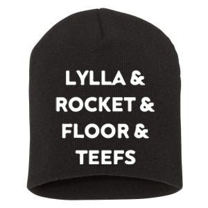 Lylla & Rocket & Floor & Teefs Short Acrylic Beanie