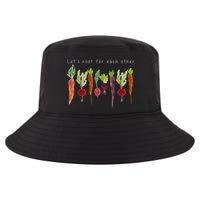 Lets Root For Each Other Vegetable Quote Cool Comfort Performance Bucket Hat