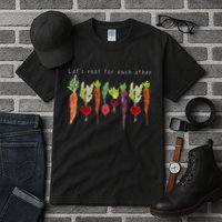 Lets Root For Each Other Vegetable Quote Tall T-Shirt
