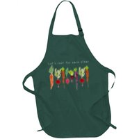Lets Root For Each Other Vegetable Quote Apron