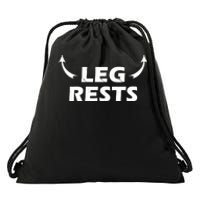 Leg Rests Funny Adult Humor Sex Porn Addicted Funny Gift Drawstring Bag