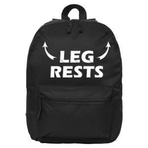 Leg Rests Funny Adult Humor Sex Porn Addicted Funny Gift 16 in Basic Backpack